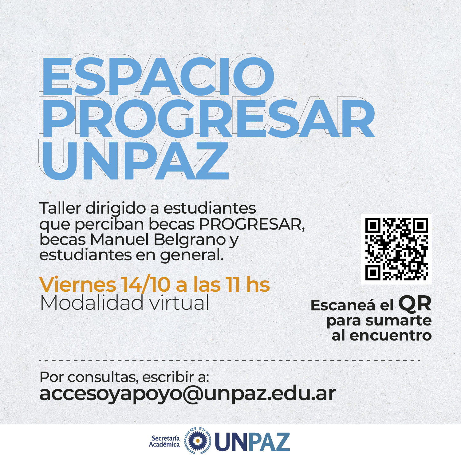 ESPACIO PROGRESAR UNPAZ TALLER Universidad Nacional de José C Paz